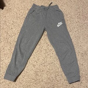 Nike Kids Charcoal Gray Sweatpants